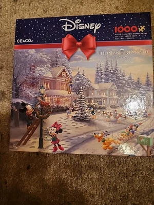 1,000 Piece Disney/ Puzzle "Mickey's Victorian Christmas Ceaco 26.6"x 19" - Image 1 of 2