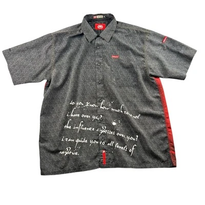 Рубашка на пуговицах Echo Unlimited мужская размер XL короткий рукав «Контроль влияния» - Изображение 1 из 4