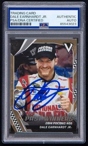 Dale Earnhardt Jr Signed 2018 Panini Victory Lane Gold Card #73 (PSA) NASCAR - Bild 1 von 2