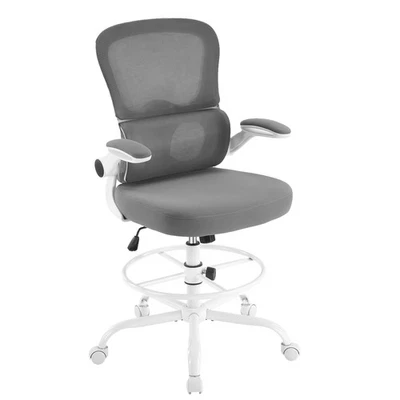 Silla de Oficina Alta 400lbs Silla de Dibujo Respaldo Alto Ejecutiva Cómoda Ajustable Foto 1 de 4