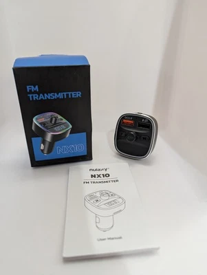 Transmisor FM Bluetooth Nulaxy NX10 - Caja abierta Nuevo Foto 1 de 4