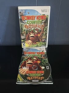 Donkey Kong Country Returns Nintendo Wii 2010 mit Handbuch CIB komplett GETESTET - Bild 1 von 4