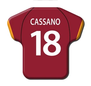 Calamita Simile a T-Shirt Calcio Stagione 2002/2003 Roma 18 Antonio Cassano - Picture 1 of 9