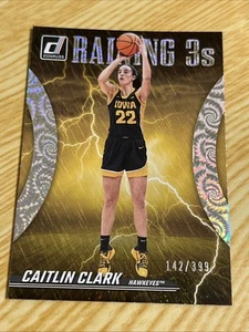 2024 Donruss Caitlin Clark Raining 3s #R2 Vortex /399 RC - Bild 1 von 3