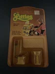 Vintage Mattel 1980 The Littles Sink and Commode - Picture 1 of 11