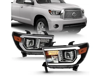 Conjunto de faróis para 07-16 Toyota Tundra Sequoia base limitada SR5 TS94Y3 - Imagem 1 de 4
