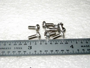 4-40 X 1/4" CABEZAL DE SARTÉN TORNILLO PHILLIPS ACERO INOXIDABLE - 100 piezas - Imagen 1 de 1