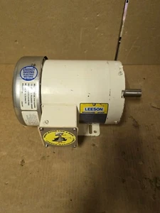 LEESON, C143T17WB2D, WASHGUARD 1HP MOTOR,1740RPM,208-230/460V,NOS!MAKE OFFER!! - Picture 1 of 7
