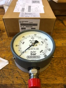 Medidor de presión 100 mm. NSN: 6685-99-776-5465. Ex Royal Navy - Imagen 1 de 5
