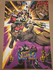 Super Street Fighter 2 II Turbo by Man-Tsun Tsang Print Poster Capcom x/45