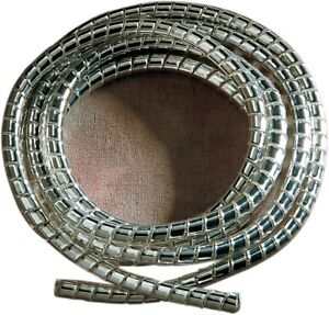 Drag Specialties Chrome Cable/Wire Covering 3/16in. x 5ft. L DS-223000