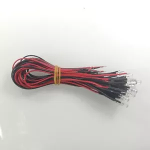 10 cables LED UV de 5 mm 3,4 V-12 V con cable pre-soldados luz coche/barco - Imagen 1 de 2