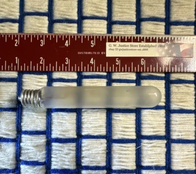 40T6.5 inside frost Light Bulb 40w GE 15742 tube 40 watt T6.5 appliance 7¢*ship - Image 1 of 4