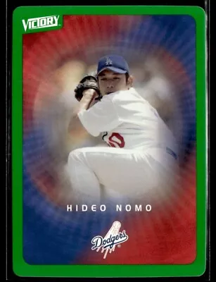 2003 Upper Deck Victory Tier 1 Green #42 Hideo Nomo Los Angeles Dodgers - Image 1 of 2