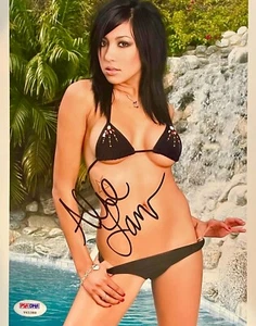 FOTO FIRMADA POR ALIE LAYUS AUTOGRAFIADA 8x10 DJ BLOGGER PSA/ADN AUTÉNTICA V65388 - Imagen 1 de 8