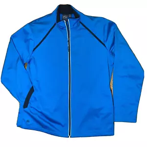 Stormtech Men's Crew Softshell Jacket 175/92a Large Aqua Blue Water Resistant - Picture 1 of 7