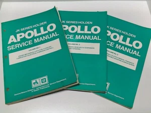 Factory JK Series Holden Apollo Service Manuals (Volumes 1 to 3) - Picture 1 of 8