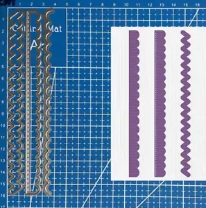 Wave Edge Border Metal Cutting Dies Scrapbooking Craft Mould Embossing Stencils - Picture 1 of 2