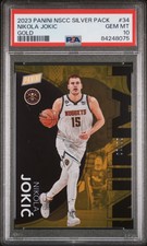 2023 Panini National Convention Silver Pack Nikola Jokic GOLD /10 Psa 10 Pop 1 