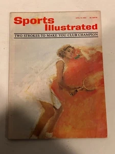 April 15, 1963 Coby Whitmore Tennis Paint Sports Illustrated NO LABEL NEWSSTAND - Picture 1 of 2