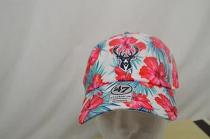 NWT 47' Brand Women's MILWAUKEE BUCKS Clean Up MLB Cap/Hat-Floral Adjustable - Picture 1 of 8