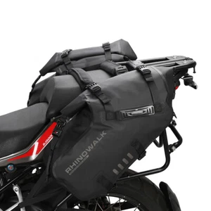Rhinowalk Motorcycle Pannier Side Bag Waterproof 28L Travel Shoulder Bag For Adv - Picture 1 of 22