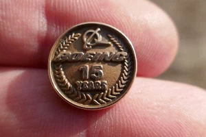 BOEING 15 year 1/10-10k Employee Service Pin Tie-tac - Picture 1 of 8