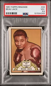 1951 TOPPS RINGSIDE BEAU JACK #22 PSA 3.5 Great Color! - Picture 1 of 2