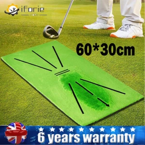 Alfombra de entrenamiento de golf para detección de swing bateo divot golf golpeo práctica alfombra Reino Unido - Imagen 1 de 12