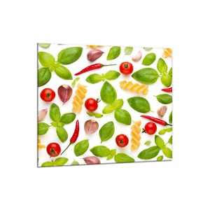 Küchenrückwand Glas 65x60 Spritzschutz Herd Spüle Fliesenschutz Küche Essen Bunt - Bild 1 von 2