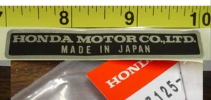 *HONDA NAME PLATE EMBLEM FITS TONS OF UNITS 87125-041-680 (274R) - Foto 1 di 1