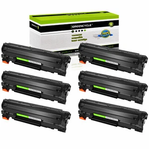 Paquete de 6 cartuchos de tóner negro 35A CB435A compatibles para impresora HP LaserJet P1006 - Imagen 1 de 24