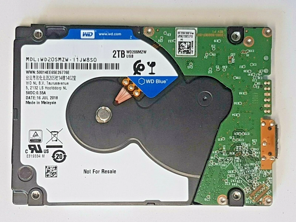WD20SMZW-11JW8S0 Sn WXL1Axxxxxxxx 16 Jul 2018 Malaysia - Image 1 of 1