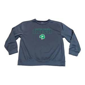 Champion Notre Dame Sweatshirt Mens Size XL Gray Irish Football Pullover - Picture 1 of 7