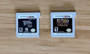 Nintendo 3DS 2x Game LOT Michael Jackson Experience & Super Street Fighter IV 3D - Picture 1 of 4