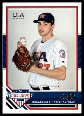 2017 Panini Stars and Stripes Alex Faedo USA #9 - Image 1 of 2