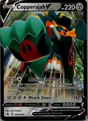 Copperajah V Promo SWSH: Sword & Shield Promo Cards SWSH030 NM - Image 1 of 2
