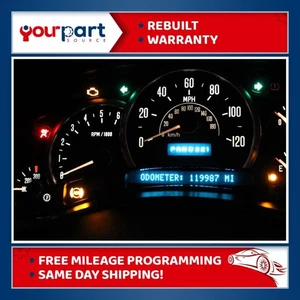 03-05 CADILLAC ESCALADE SPEEDOMETER INSTRUMENT CLUSTER GAUGES 15114645 REMAN - Picture 1 of 12