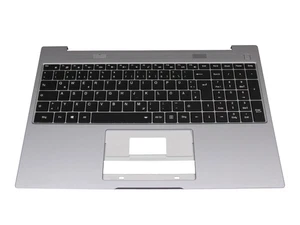 Medion 40080855 Original Tastatur inkl. Topcase DE (deutsch) schwarz/grau mit Ba - Afbeelding 1 van 4