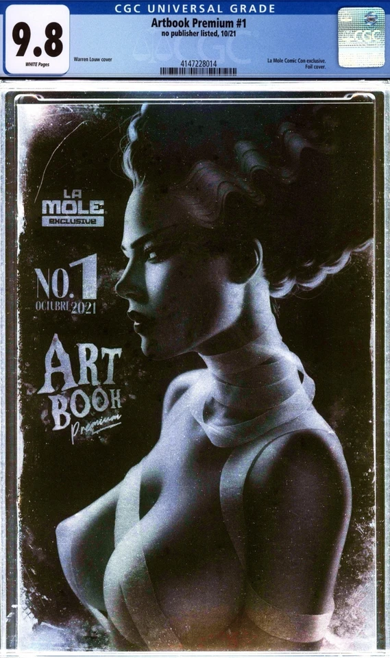 Artbook Premium CGC 9.8 La Mole Warren Louw Foil Variant Bride of Frankenstein - Image 1 of 1