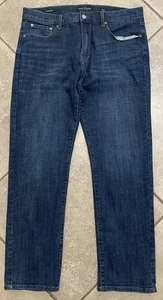 Lucky Brand 221 Straight Blue Denim Stretch Jeans Size Men's 36x32 - Picture 1 of 15