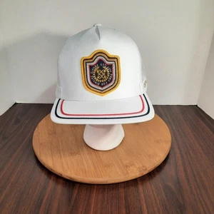 G/FORE Hat Bullion Stretch Twill Tall Trucker Golf Cap Snapback White NEW $95 - Picture 1 of 11