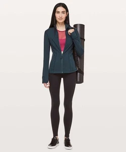LULULEMON DEFINE Jacket Size 4 DARK - Teal COLOR!! - Picture 1 of 8