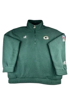 LOGO Athletic NFL Green Bay Packers Pro Line  Half Zip Fleece Pullover Large - Picture 1 of 20