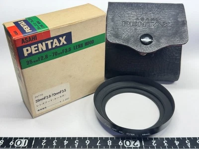 ASAHI PENTAX 58mm Metal Screw-in Lens Hood for 35mm F2.8–70mm F3.5 Zoom w/ Box & - Image 1 of 4