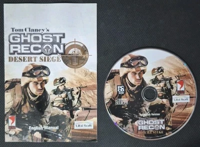 Tom Clancy’s Ghost Recon: Desert Siege - PC Game Manual + Disc - Image 1 of 4