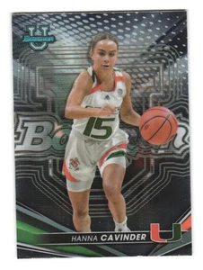 2022-23 Bowman University Best #66 Hanna Cavinder Miami Hurricanes - Picture 1 of 2