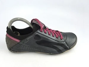 Scarpe da ginnastica Cushe Boutique Delux in pelle pizzo nero metallizzato scarpe da donna taglia 7 US - Foto 1 di 12