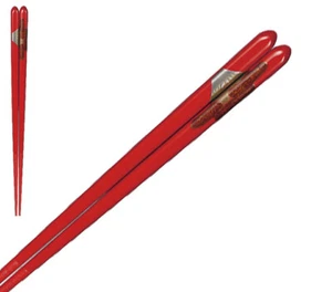 Maki-e Wajima nuri Japanese Lacquered Chopstick Japan Red Nishiki Fuji S - Picture 1 of 4