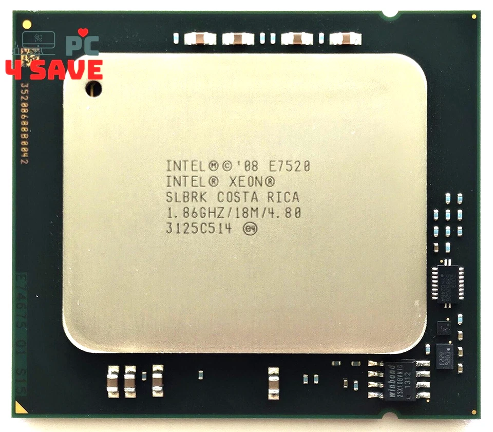 Intel Xeon E7520 1.867GHz 4 -Core LGA1567 18MB Server CPU Processor SLBRK 95W - Image 1 of 1